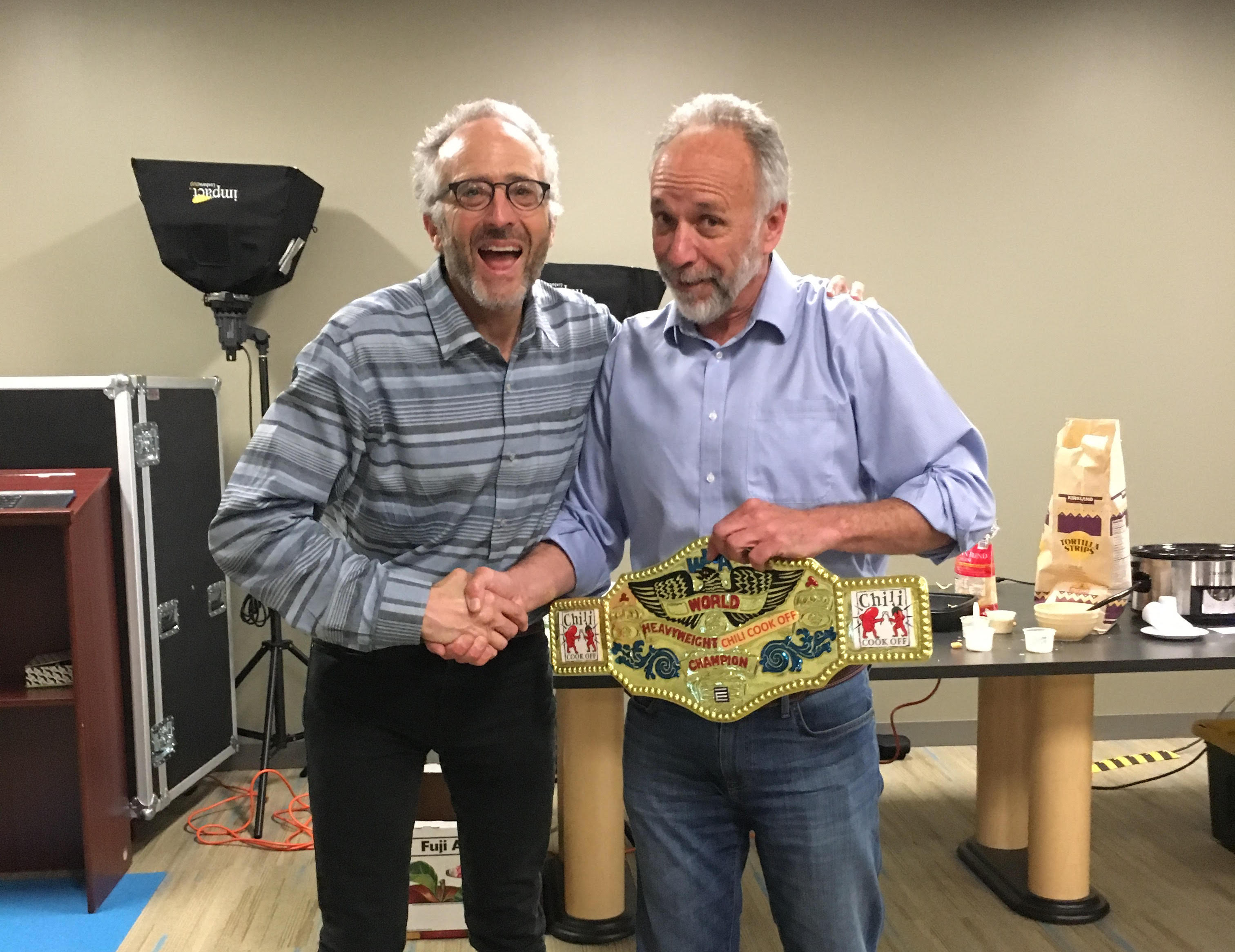 E Source Chili cook-off winner Larry