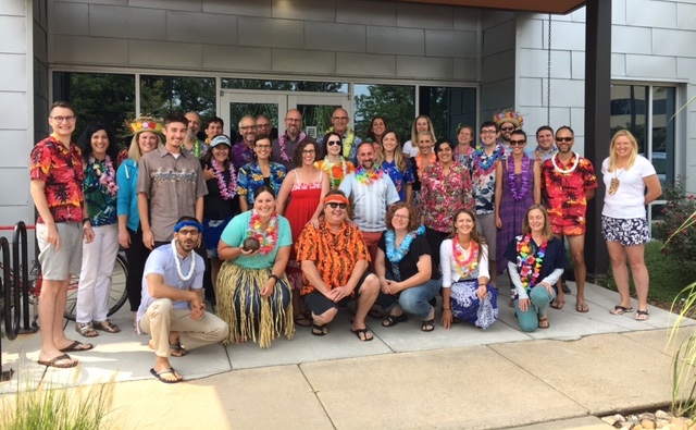 E Source spirit week group photo
