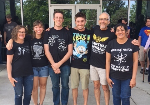 E Source tech team during spirit week