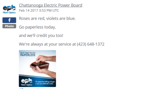 Cultural marketing of paperless billing