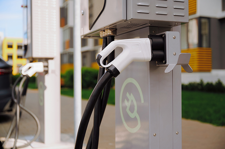 Public EV charging station