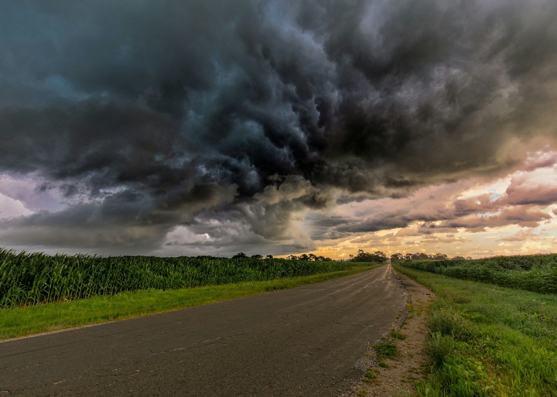 Bad weather in the country
