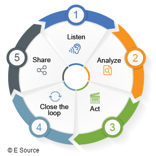 Circular graphic showing how the 5 VOC disciplines work together