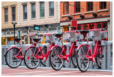 Bike-sharing station width: 147px; height: 208px;
