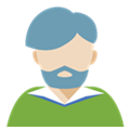 Icon of a middle age man