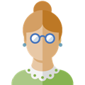 Icon of an older woman