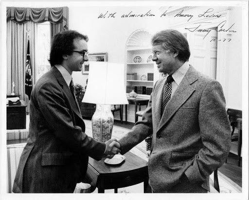 Amory Lovins meeting President Jimmy Carter