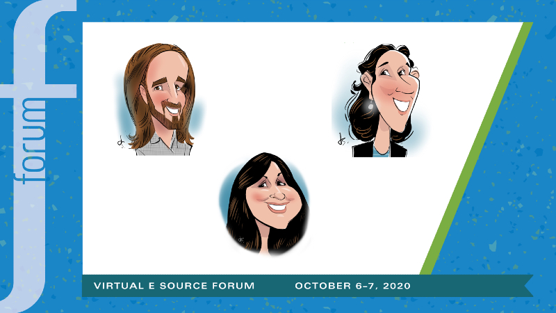 Examples of caricature illustrations from past Forum’s